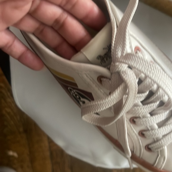 Coach platform sneakers. 6.5 runs big (may fit size 7). Preloved- wormed once. - Picture 5 of 5